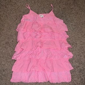 &Merci Pink Ruffle Dress